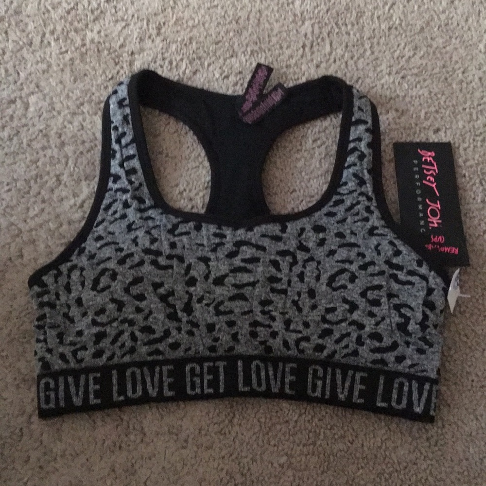 NWT Betsey Johnson Sports Bra
